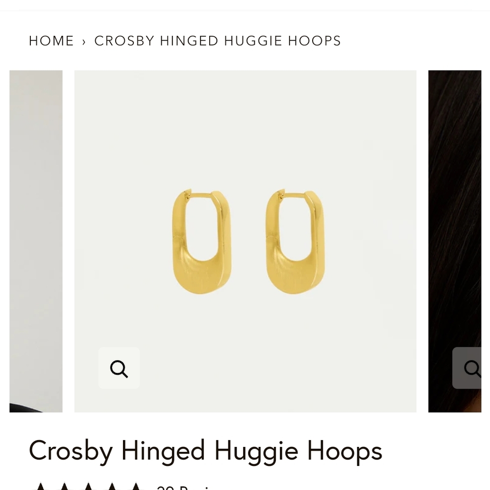 Crosby Hinged Huggie Hoops